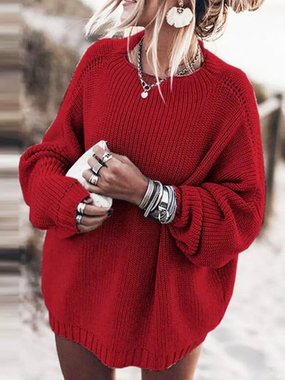 סוודר באטווינג עם חצאית רפויה - לוסיה™