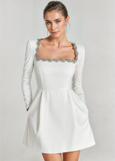 ווילואו™ | שמלת מיני קטיפתית