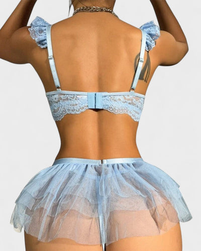 מלני | תחתונים שקופים וסקסיים בלונדינית