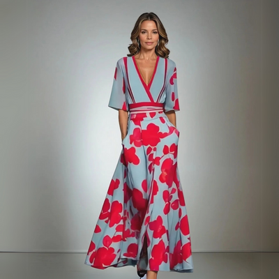 דנה™ | שמלת פרחים אלגנטית