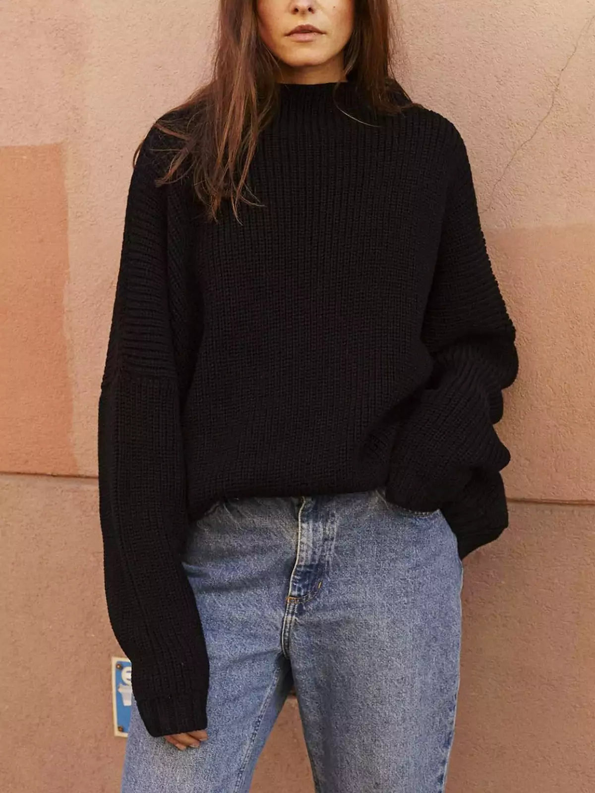 סוודר באטווינג עם חצאית רפויה - לוסיה™