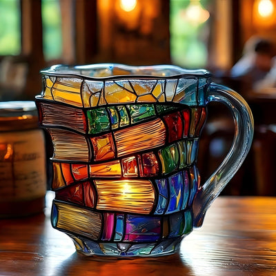 סטאקמאג™ | ספל בעיצוב ערימת ספרים