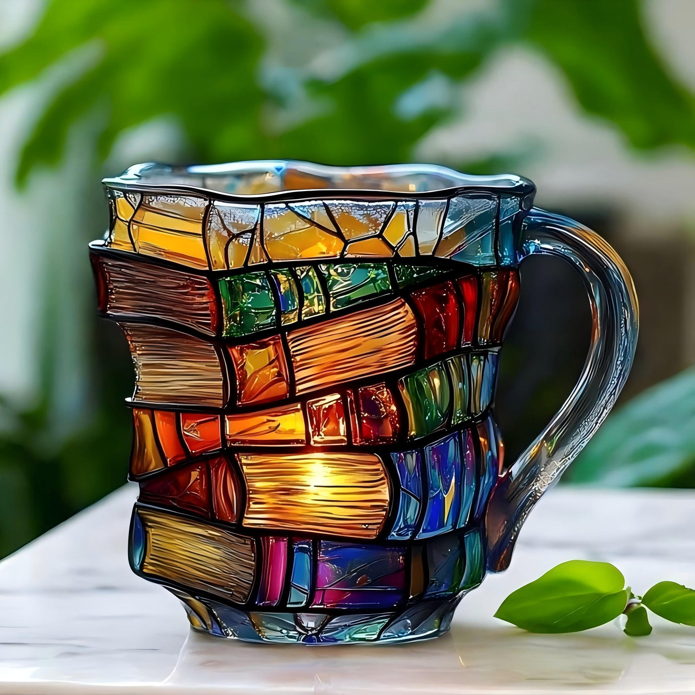 סטאקמאג™ | ספל בעיצוב ערימת ספרים