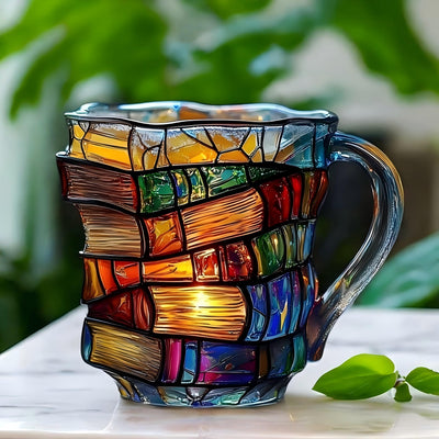 סטאקמאג™ | ספל בעיצוב ערימת ספרים