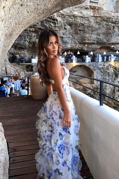 ליאורה™ | שמלת מקסי עם פאנלים