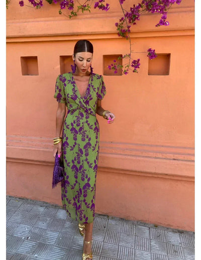 מאיה™ | שמלת בליסימו מודפסת