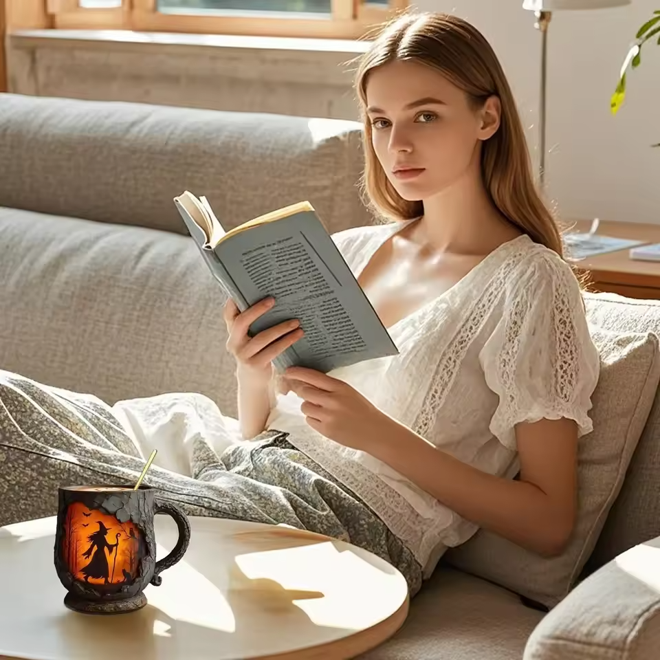 וויצ’מאג™ | ספל מכשפה וחתול להאלווין