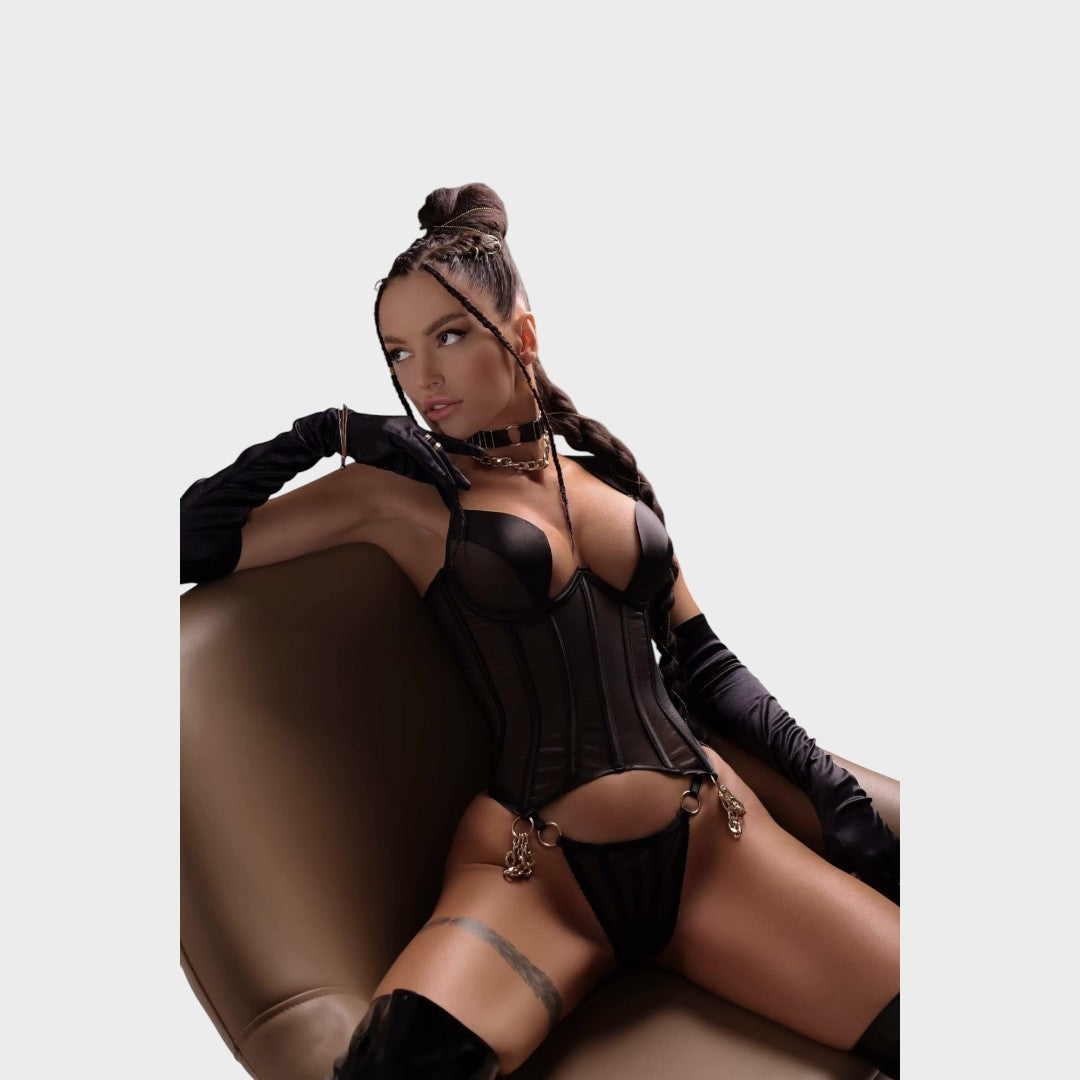 מלאך | סט תחרה של 3 חלקים