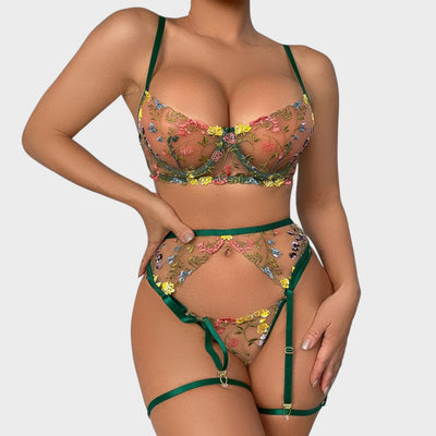 דייזי | סט תחתונים צרפתי של 3 חלקים