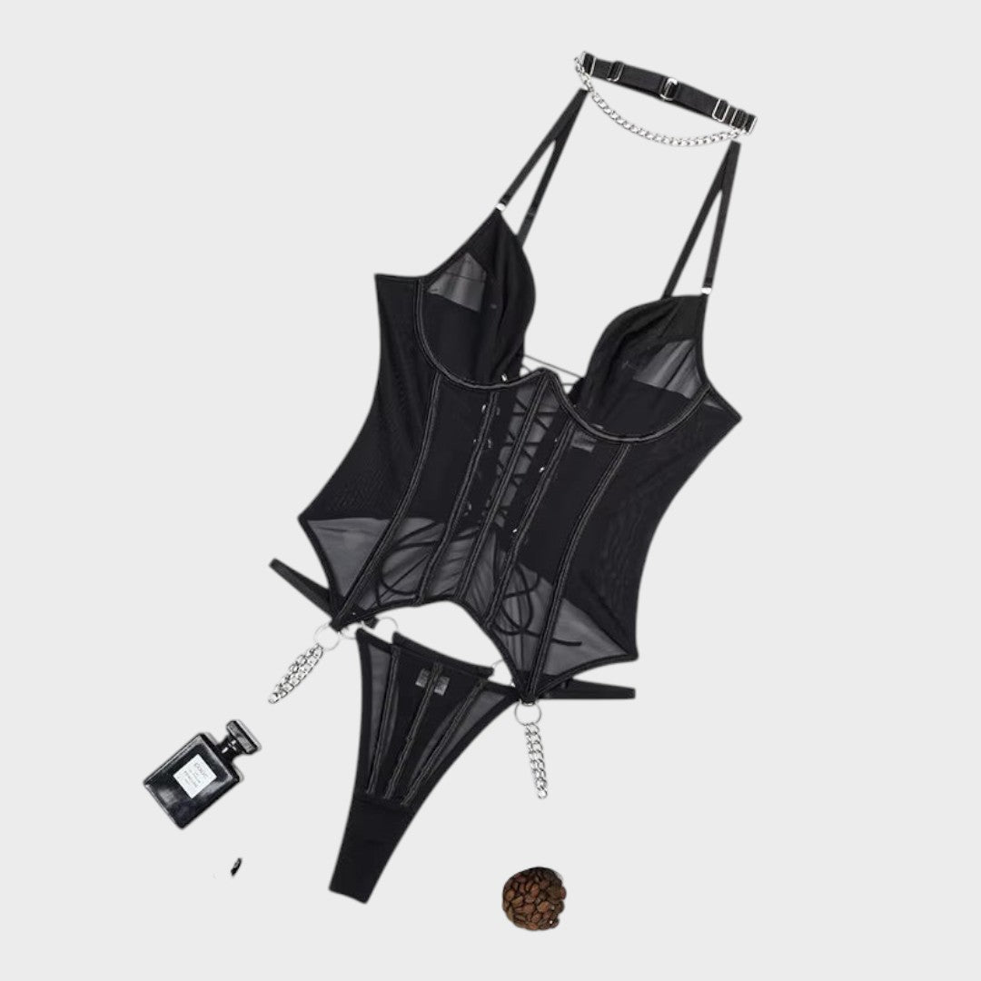 מלאך | סט תחרה של 3 חלקים