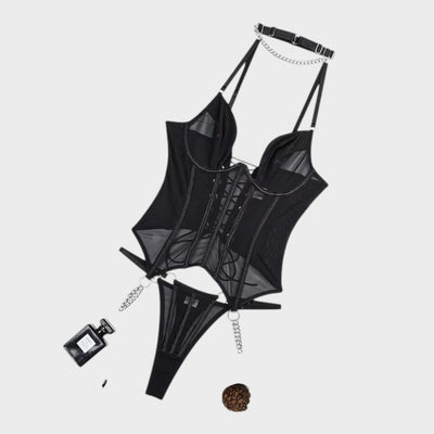 מלאך | סט תחרה של 3 חלקים