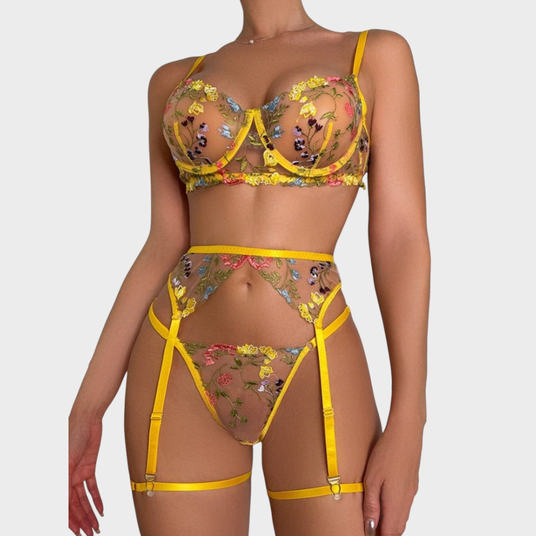 דייזי | סט תחתונים צרפתי של 3 חלקים