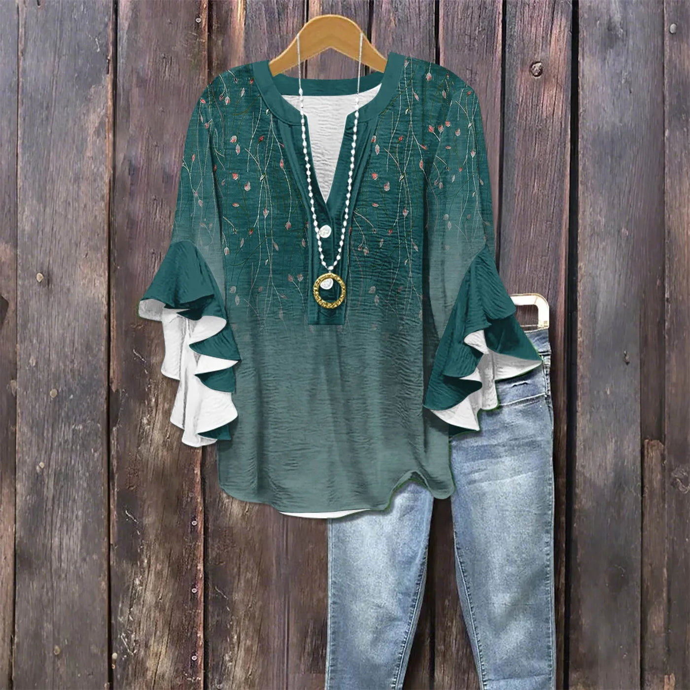 ליאורה™ | חולצת יום קז’ואל אלגנטית