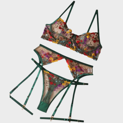 דייזי | סט תחתונים צרפתי של 3 חלקים