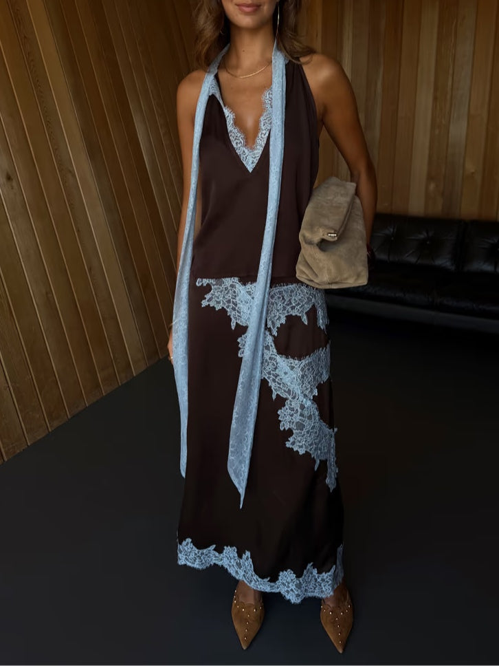 אדל™ | סט טופ וחצאית