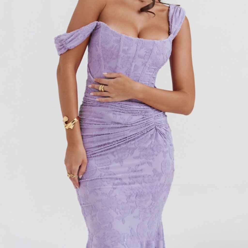 קלרה™ | שמלת ערב רומנטית פרחונית