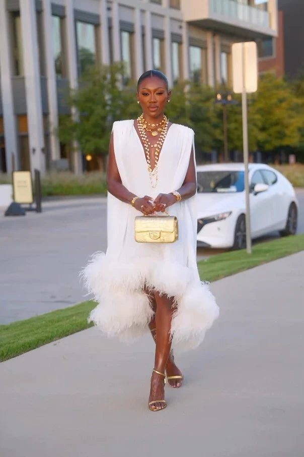 אלורין™ | שמלת מידי אלגנטית