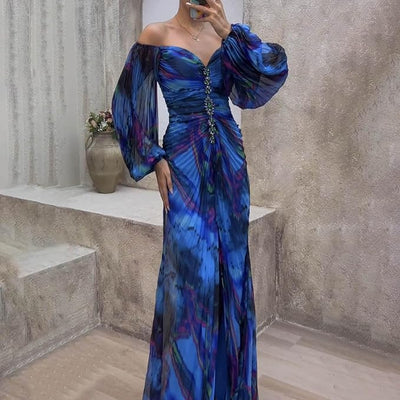 ג'סל™ | שמלה אלגנטית עם מחשוף בצורת V