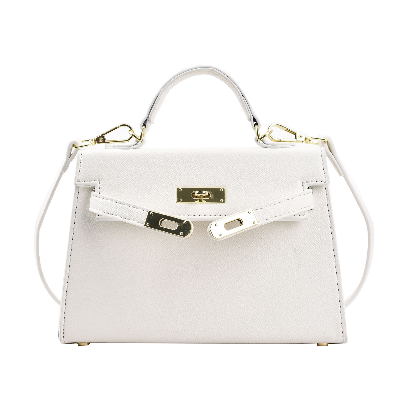 פאולה™ | תיק מעוצב עם פרטים אלגנטיים בצבע זהב